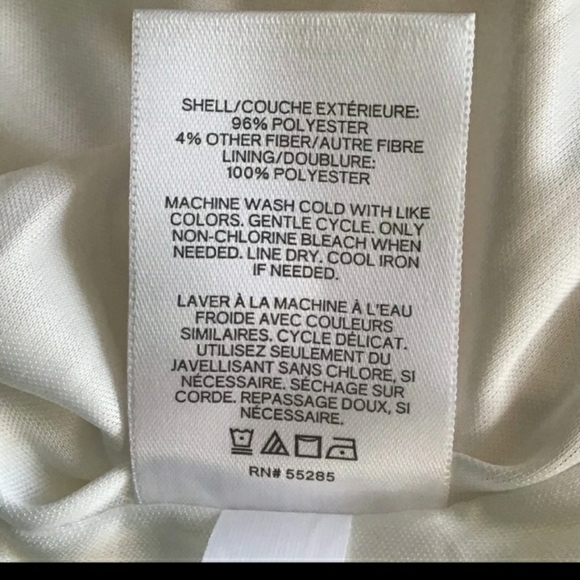 Nwt Express textured metallic tiered ruffle dress size large - Picture 6 of 8